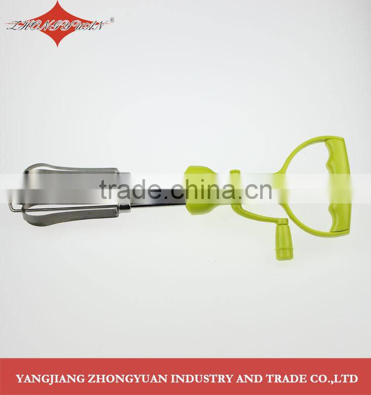 as seen on tv stainless steel kitchen rotary egg beater