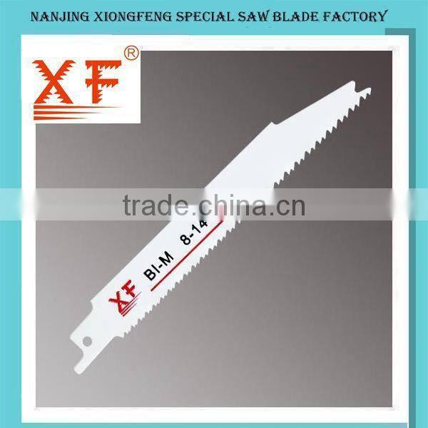 Progressive Teeth Bi-metal Saber Saw Blade for Cutting HDPE Pipes