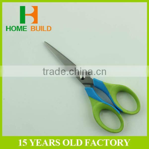 Factory price HB-S6107 Soft handle safety student scissors