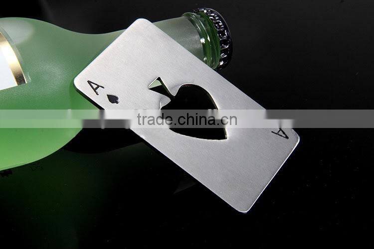 Poker Playing Card Bar Tool Soda Beer Bottle Cap Opener Gift Wholesale