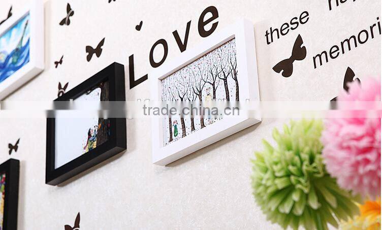 Solid Wood Frame Creative Photo Wall 11 Picture Frames Manufacturer
