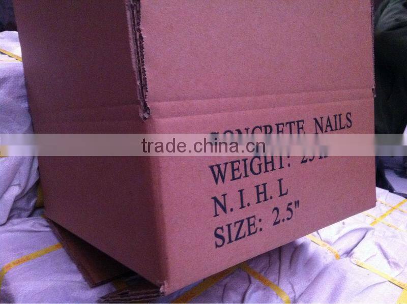 concrete nails in metal building materials