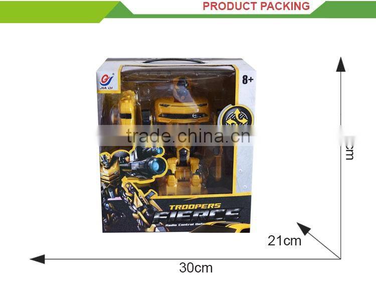 New product 2.4G remote control super change robot toy