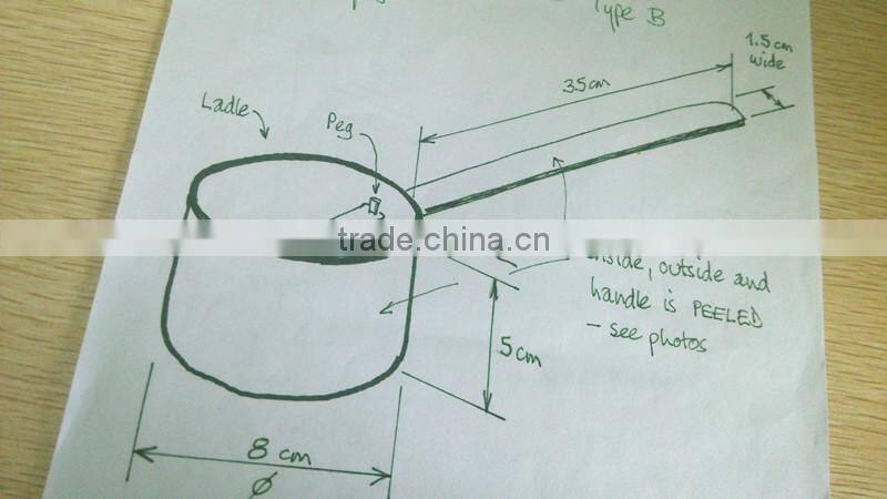 bamboo water ladles/water bailers/ pouring ladles with rest