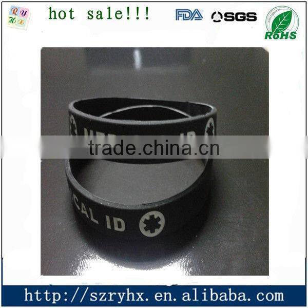 Plain silicone one direction hand band