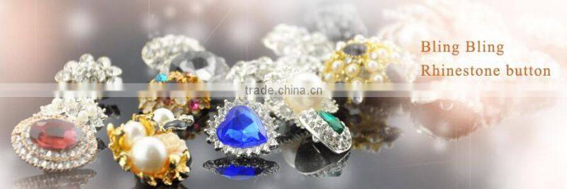 rhinestone beaded blue decorative scarf buckles WCK-850