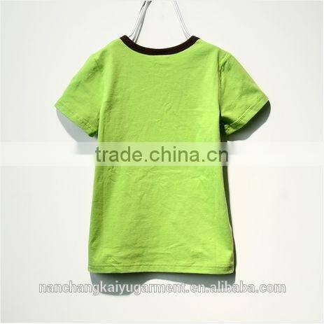Wholsale good cheapest boy kids custom printed T shirt