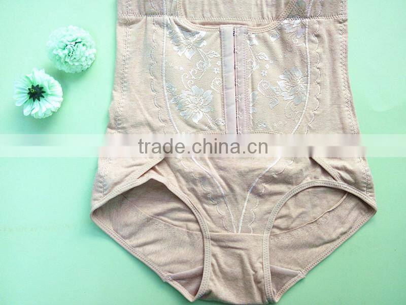 Woman cotton/spandex underwear high waist underwear slimming body shapers