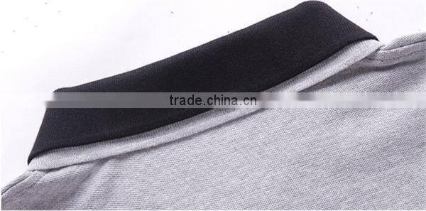 2016 fashionable 200 gsm pique colorful polo shirt design with combination