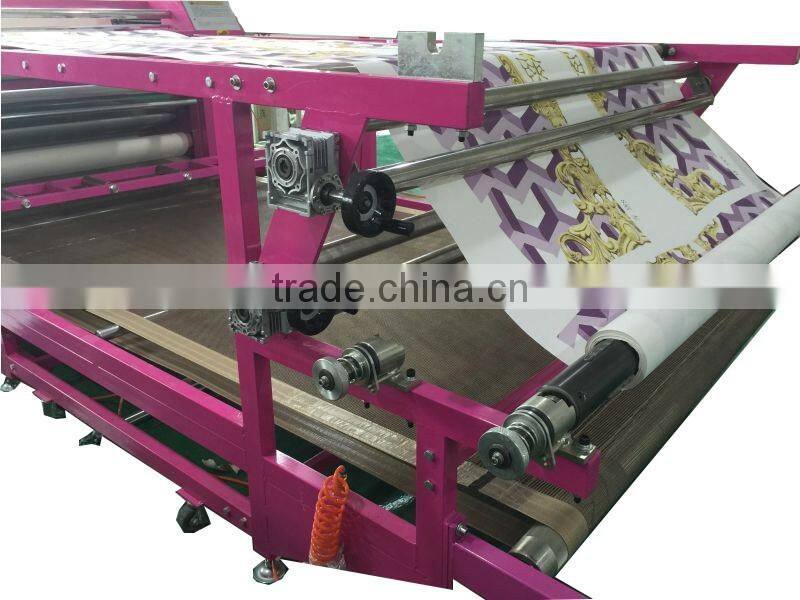 Large format heat transfer press machine sublimation roll heat press