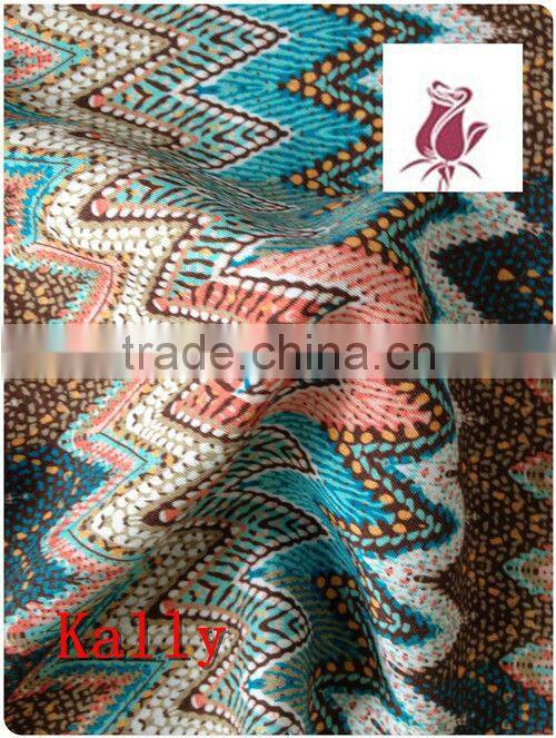 K shaoxing cicheng textile 2014 high qulity printed rayon fabric
