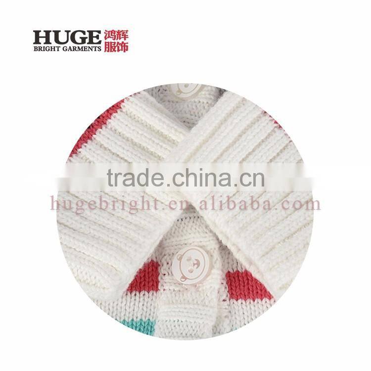 Long Sleeve 100% Cotton Hooded Sweater Designs For Baby Girls