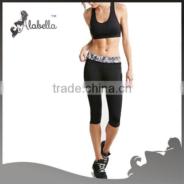 Ladies capri trousers with printed fabric Ladies trousers designs