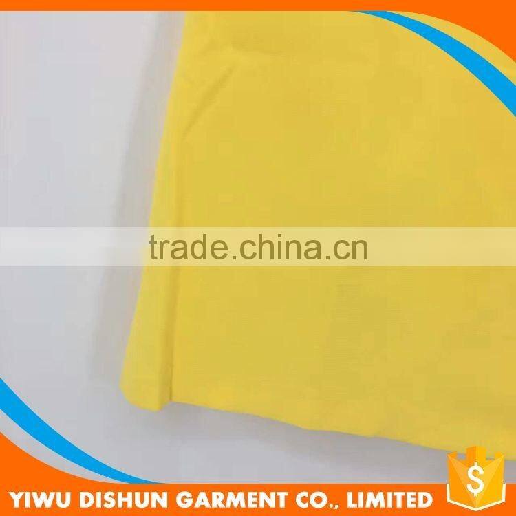 Ladies yellow summer casual dress with flare sleeves