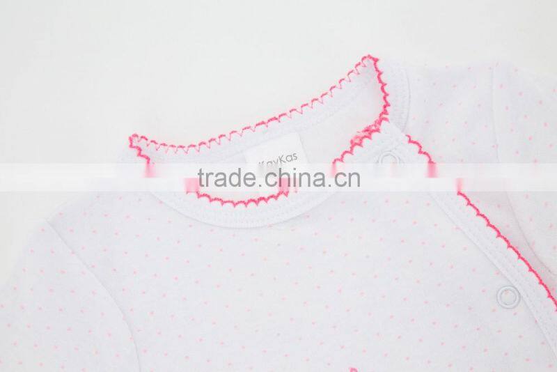 2017 New Fashion Girl Clothes 100% Cotton Animal Design Newborn Baby Rompers For Winter