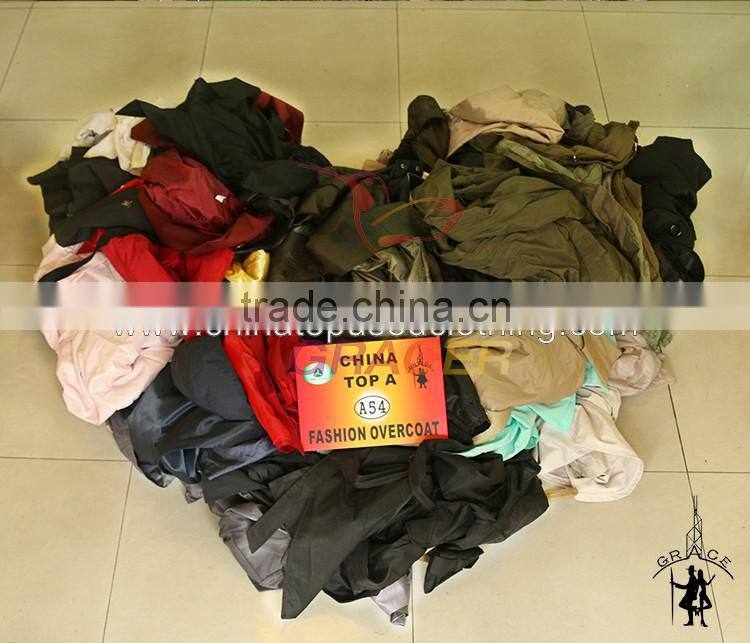 second hand recycling used Woolen coat for women