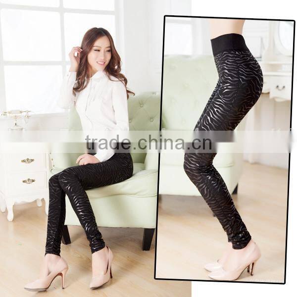 New show thin elastic printed leggings
