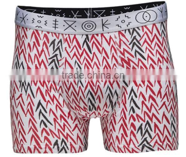 Comfortable material prevalent design mens unique yellow AOP boxer shorts