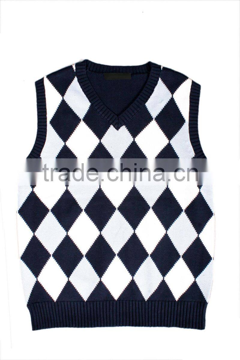 Wholesale Knit Pink Cool Sweater Vests