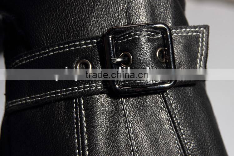 winter warmly leather gloves