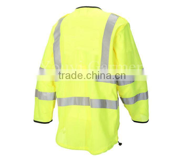 light weight mesh 115-125gsm 100%polyester workwear uniform
