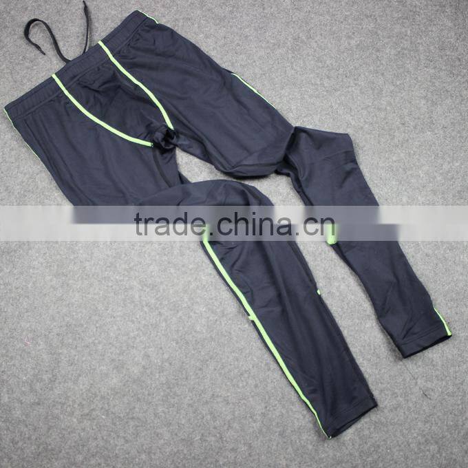 custom wholesale men's compression running pants/leggings