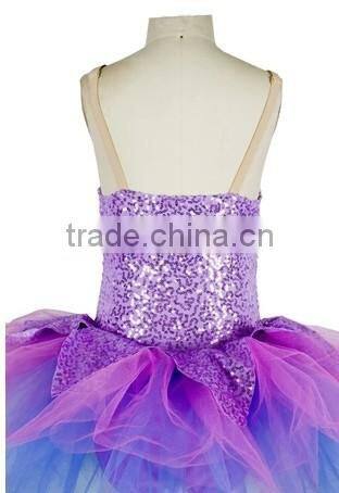 purple tule -cheap tutu- sleeveless party dress