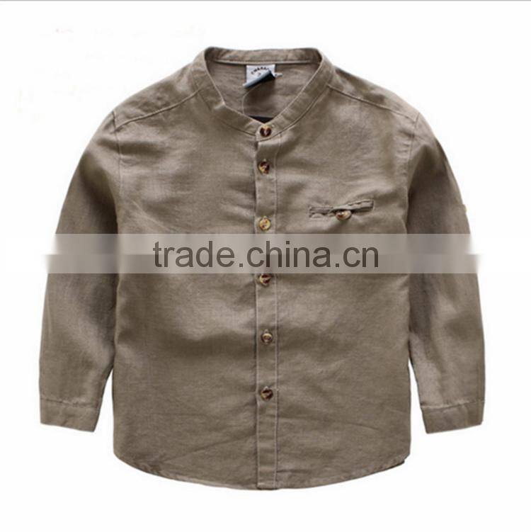 china factory sales directly simple boy blouse cotton t shirt for children