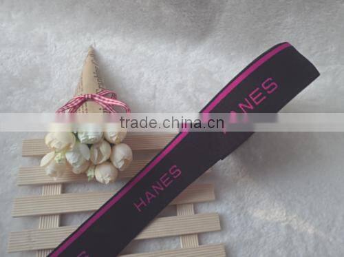 hi-ana ribbon 58 Wholesale silver shiny elastic edged binding tape for underwear