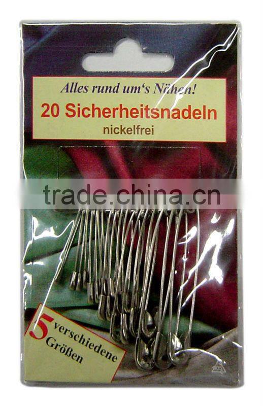 China Manufacturer Various Size Safety Pins Direct Selling