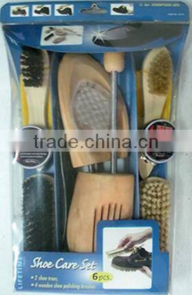 factory Easy handle travel usage shoe polish set manufacturer