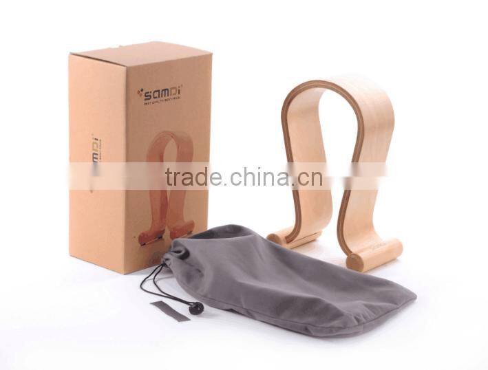 Wooden Headphone Holder Hanger Headset frame Stand headset holder support frame