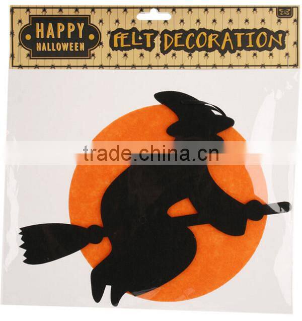 Happy Halloween Witch Felt Decoration