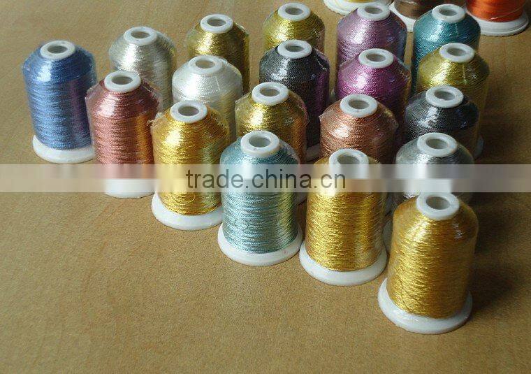 multicolor polyester spun sewing threads