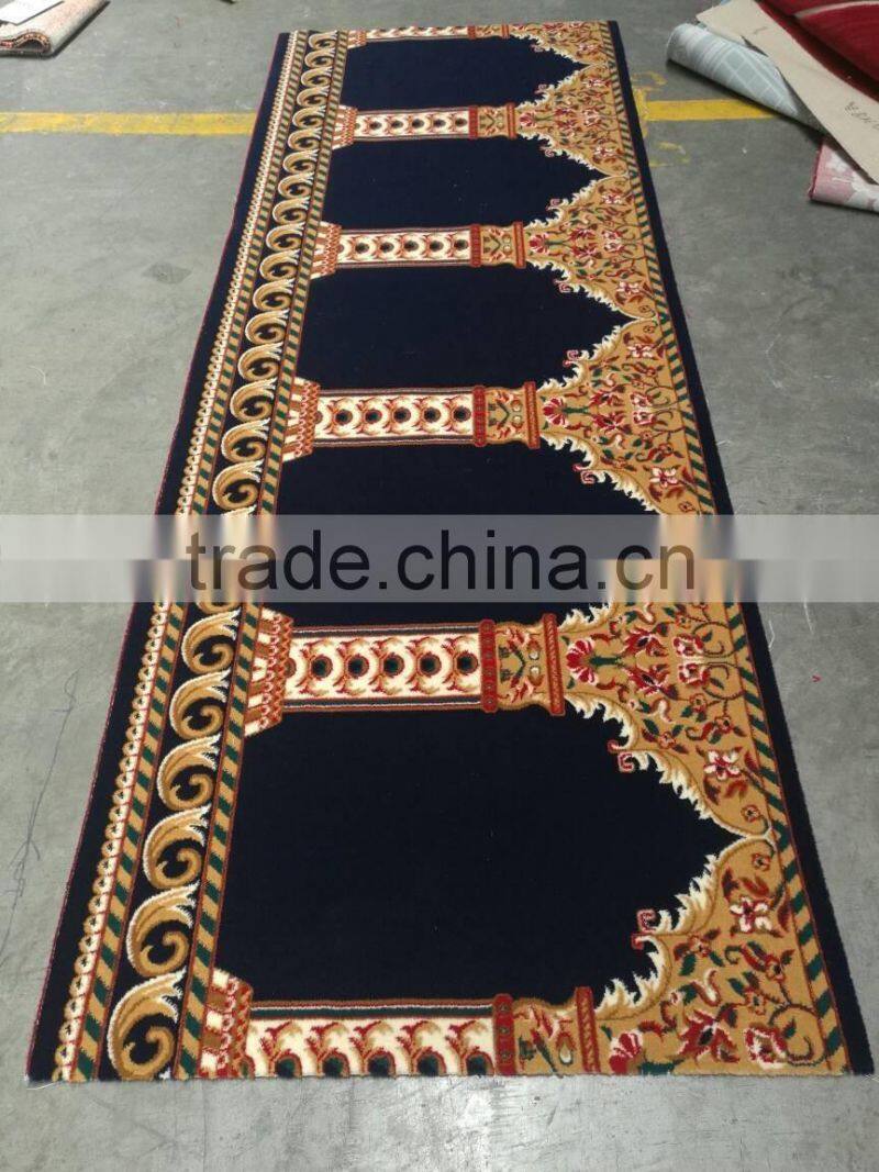100% polypropylene top quality muslim use mosque prayer carpet