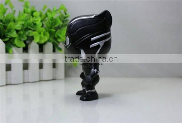 (Top) Hot Movie Captain America 3 action figures, POP figure Black Panther, PVC figures wholesale price