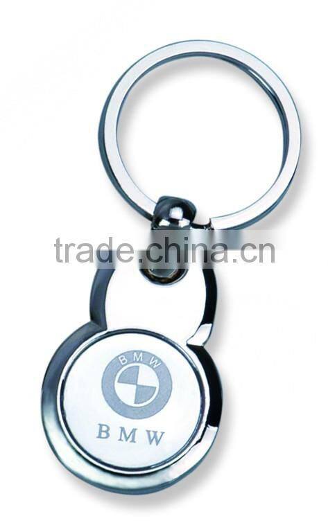 2016 Round Custom Made Metal Keychains with logo