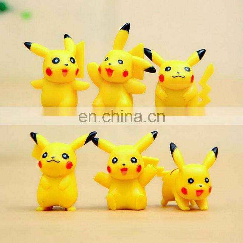 Wholesale factory custom made lovely pokemon kids toys high quality plastic toy