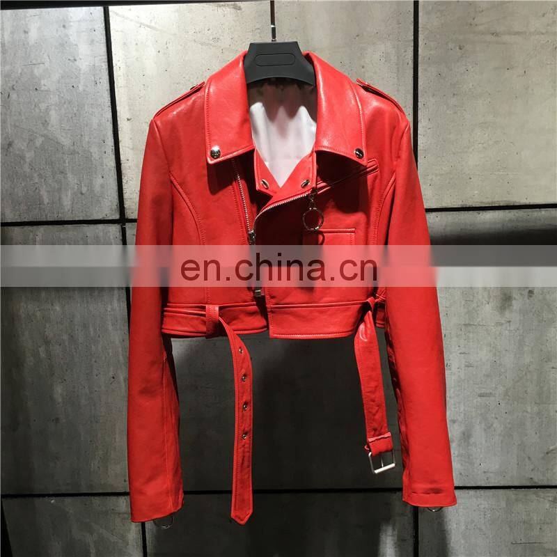 2017 Modern Design Top Quality Oem Custom Jackets Spring Autumn Leather Jacket Export