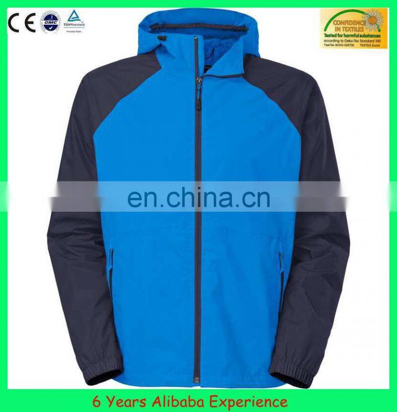 Lead garment manufacture mens waterproof polyetster outdoor windbreaker jacket 10000m -- 6 Years Alibaba Experience