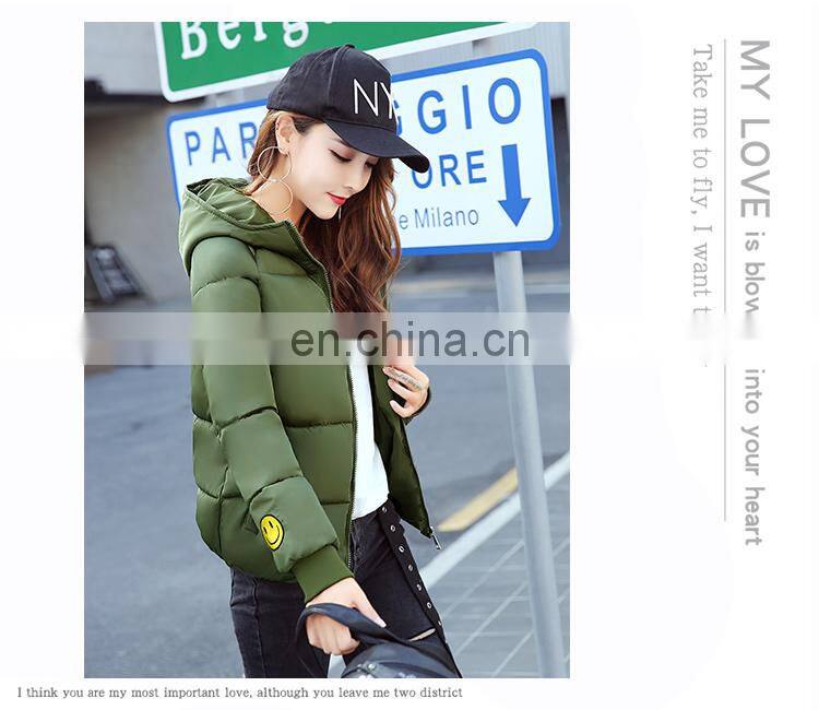 Down jacket new cotton women Korean version of the short paragraph hooded wild lovers loose clothes jacket