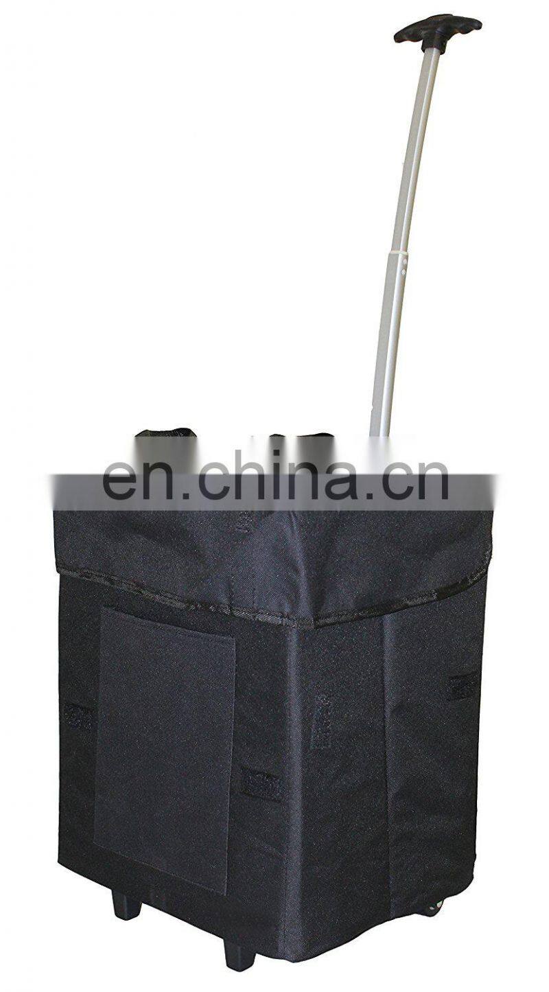 Shopping Cart Multipurpose Rolling Collapsible Utility Cart Basket