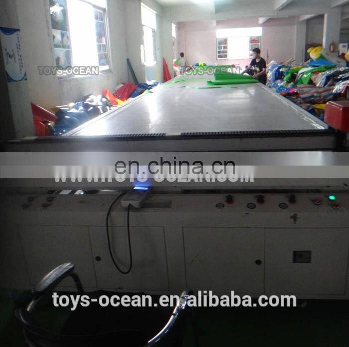 Outdoor halloween pumpkin Inflatable obstacle course for kids party used