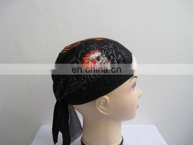 Active printed 100% cotton, bandana cap,colorful, customized, pirate cap,doo-rag