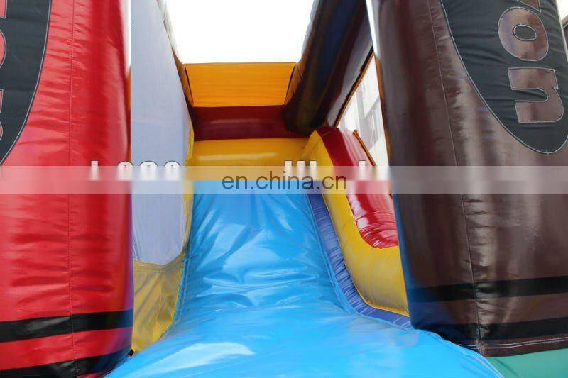 Hot Salller endless fun outdoor or indoor commercial grade Vinyl tarpaulin C105 combo inflatabes commercial
