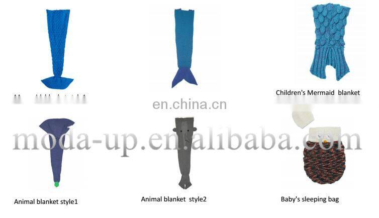 Adult and children mermaid tail blanket on sale