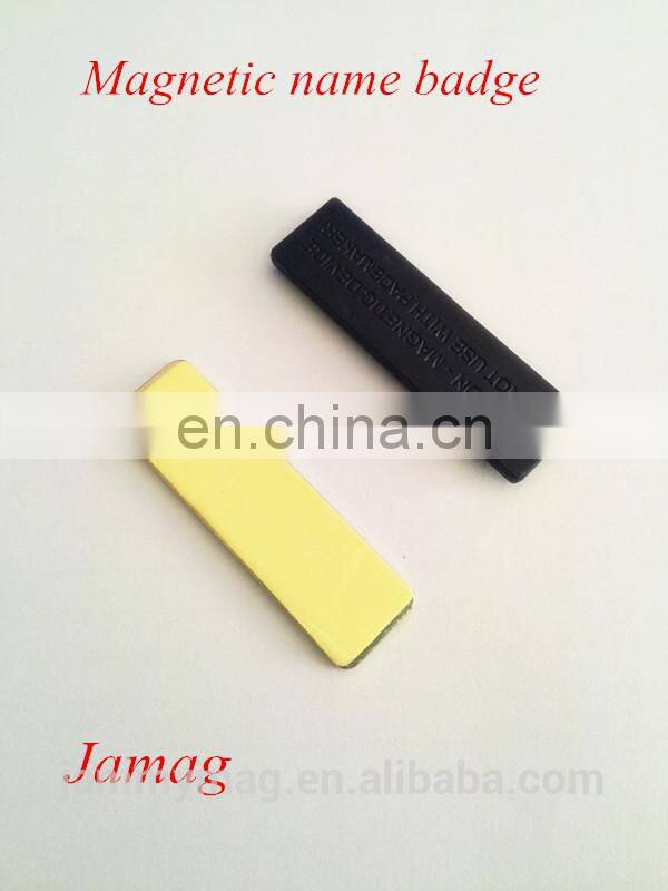 Custom Made Name Badge With Safety Magnet