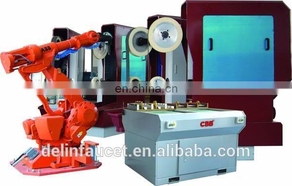 Industrial robotic buffing pads price polishing machines with leather wheels