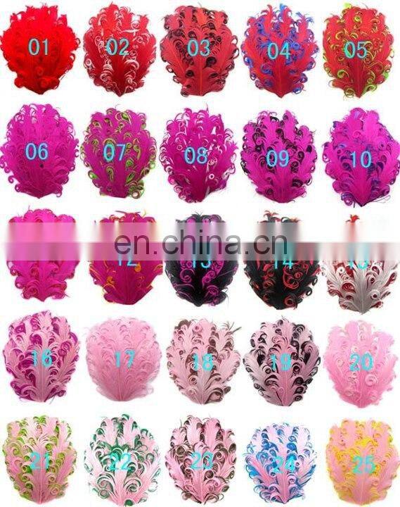 nagorie feather headbands goose curly feather pads for baby headband