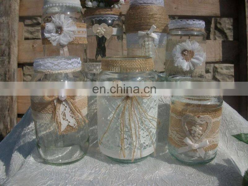10 Pieces/ set Wedding Table Decorated Glass Jars Vases